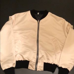 Satin Bomber Jacket